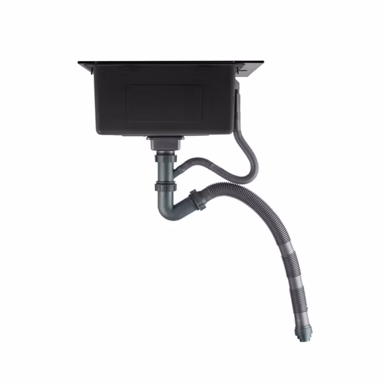 201 ou 304 ou requisitos do cliente Vaso de tigela de vidro de tigela única Pia de cozinha de vidro temperado